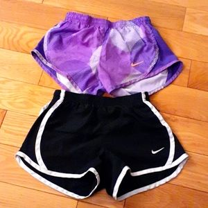 2 pair nike size 5 shorts